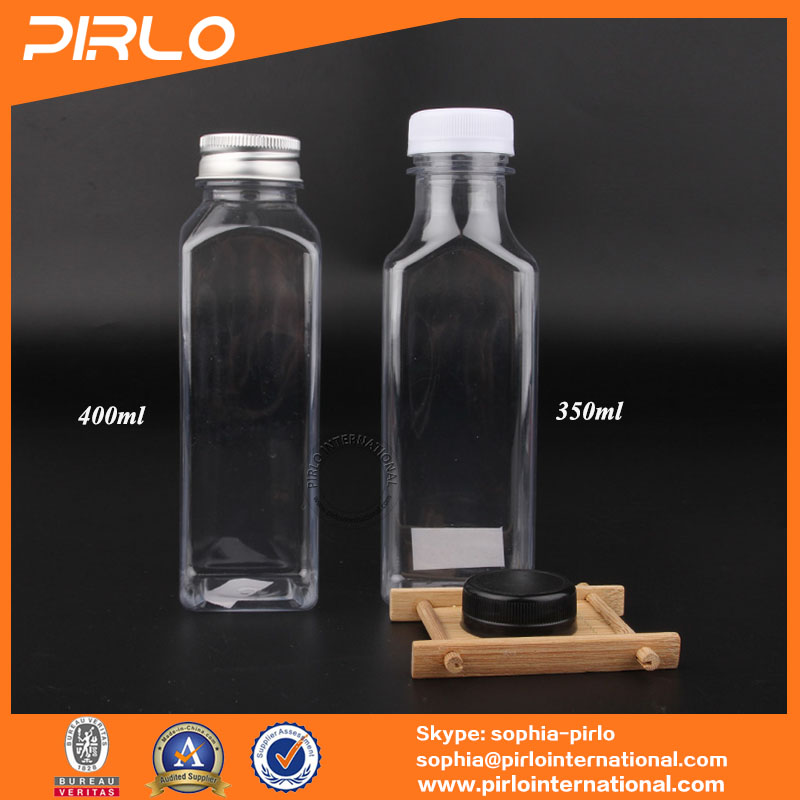 330 ml clear plastic bottle