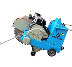 Dizel motor 1200mm kesme derinliği hidrolik beton yol kesme makinesi