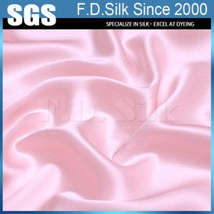 Roze Kleur 100% Zijde Stof 16Mm Zijde Satijn Charmeuse Stof 114Cm Breedte Voor Zijde Scrunchies - Product Image 2