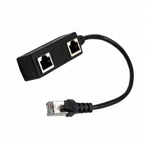 Câble Répartiteur <span class=keywords><strong>Ethernet</strong></span> RJ45, RJ45 1 Mâle vers 2 Femelles, Connecteur Réseau LAN, Coupleur - Product Image 5
