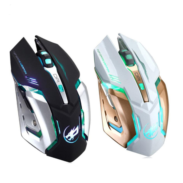 New Style Wireless Silent LED Backlit USB Optical Ergonomic Gaming Mouse