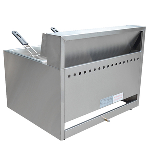 Fábrica Al Por Mayor Tipo De Gas Freidora Comercial/Doble Pan Freidoras en Venta - Product Image 3