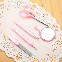 Pomme forme 9 pièces ciseaux coupe-ongles manucure ensembles soins de beauté trousse à outils ongles manucure Kit