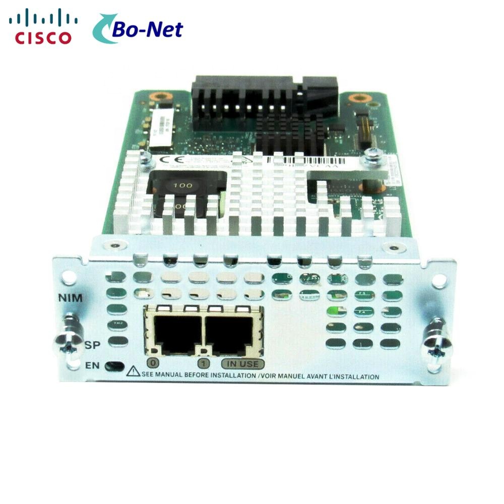 Модуль расширения сетевого интерфейса 2 порта Cisco NIM-2FXSP = для маршрутизатора серии ISR4000