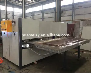 wood finish machine for whole set steel door decoration