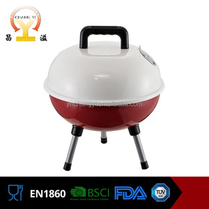 Cromado de acero inoxidable al por mayor de carbón portátil <span class=keywords><strong>mini</strong></span> <span class=keywords><strong>barbacoa</strong></span> parrilla redonda con certificado ce - Product Image 3