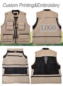Rompi Bersaku Pria, Rompi untuk Mendaki, Memancing, Berkemah, Hiking, Resin, Fotografi - Product Image 6