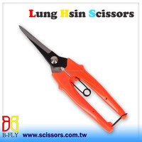 Citrusfruit Oogst Tuinschaar Linkshandig Japan Roestvrij Staal Rood Handvat Glad 5 Inch DIY B-FLY 1 Jaar Garantie 100%