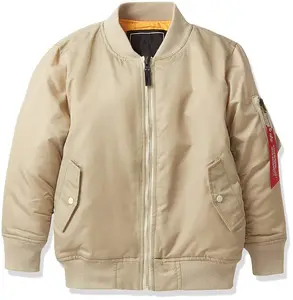 Wholesale Boys Us Ma-1 Flight Bomber Thick Padding Jacket Kids Clothes Baby Jacket