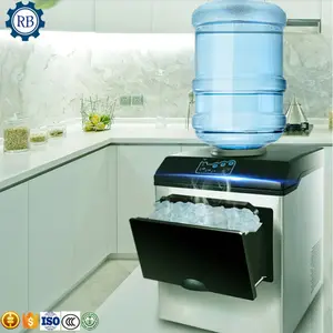 Thương mại Ice Maker Máy Cube/Máy làm đá để bán động cơ thân thiện với môi thép không gỉ 220V Emerson 18 Ice Block 160