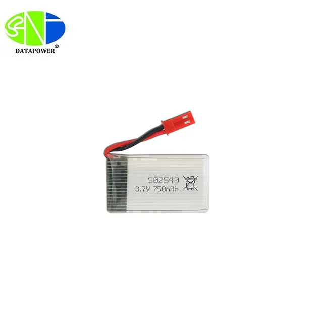 2 Pcs 3.7V 600mAh 20C 802540 Rechargeable Lipo Battery with USB Charger for Syma X5C X5SW Hengqi 905 Cheerson CX-30 Quadcopter RC Drone Spare Parts 