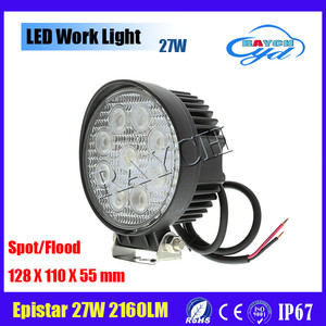 4.5 pulgadas 27 W Ronda del Trabajo del LED Lámpara <span class=keywords><strong>de</strong></span> Luz <span class=keywords><strong>de</strong></span> Carretera <span class=keywords><strong>de</strong></span> Alta Potencia con el logotipo libre - Product Image 3