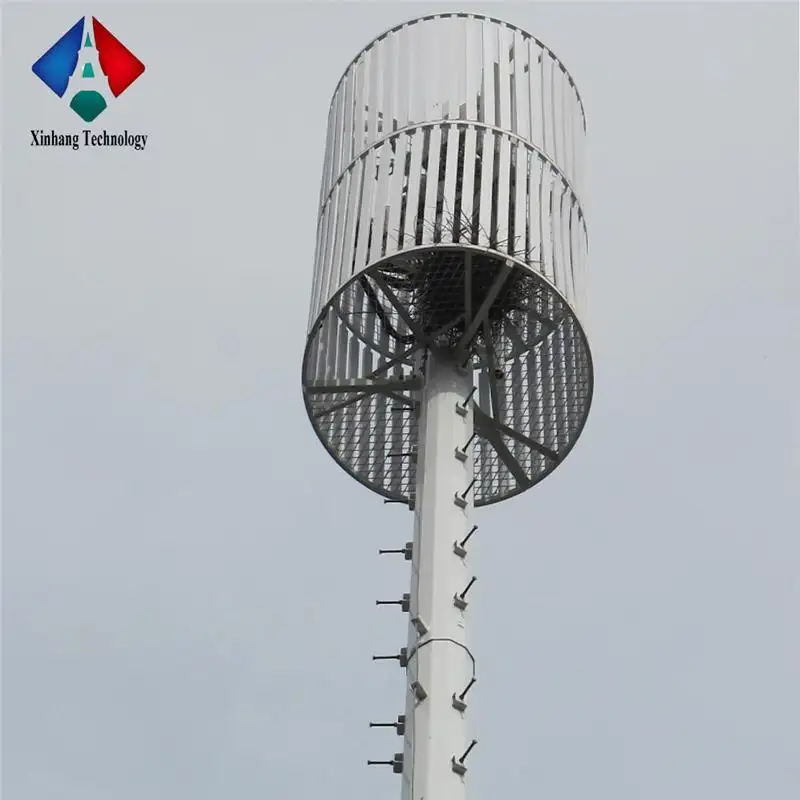 Cell Phone Tower Telecommunication Cell Phone Gsm Steel Telecommunication Factory Price 30 Meter Communication Tower Go Pro Monopole