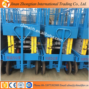 CE TUV 4-20m 300-1500kg Elevador de tijera móvil Elevador de hombre Elevador de tijera hidráulico de campo traviesa Elevador de tijera - Product Image 4