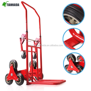 중국 제조업체 6 개의 바퀴가 계단을 오를 수 있습니다. 핸드 트럭 플랫폼 계단 용 <span class=keywords><strong>3</strong></span> 개의 바퀴 트롤리 - Product Image 4