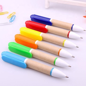 Eco friendly cheap short-recycled convenient top-selling attractive popular merchandising promotional market gift nice paper pen