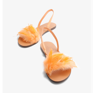 Niñas de diseño colorido diseño de planos cómodos zapatos de Sandalias de tacón - Product Image 1