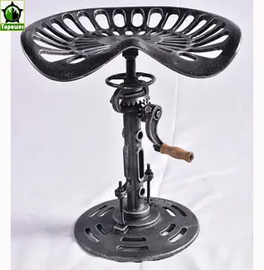 Tabouret à manivelle pour tracteur <span class=keywords><strong>industriel</strong></span>, <span class=keywords><strong>chaise</strong></span> de <span class=keywords><strong>Bar</strong></span> en fonte et métal, siège de haute qualité - Product Image 1
