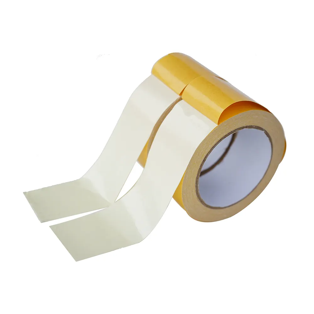 White double sided fabric adhesive tape for carpet fixing