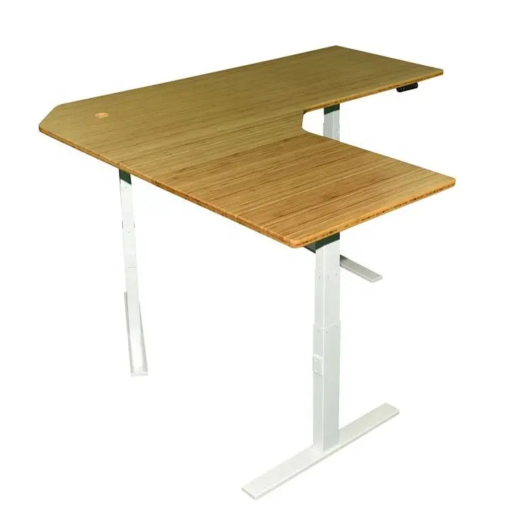 Yükseklik yukarı aşağı masaları ev ofis ayakta ayarlanabilir oturmak standı masası elektrikli