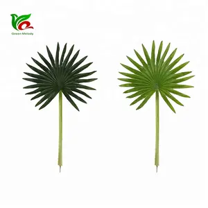 Fan Palm Leaf Wholesale Artificial Palm Leaves Faux Palm Leaves Artificial