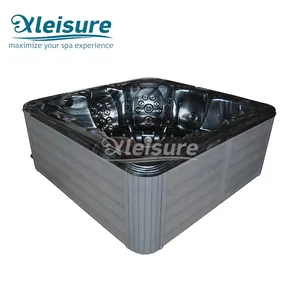 Outdoor hydro air jet water freestranding luxe sex massage hot tub spa