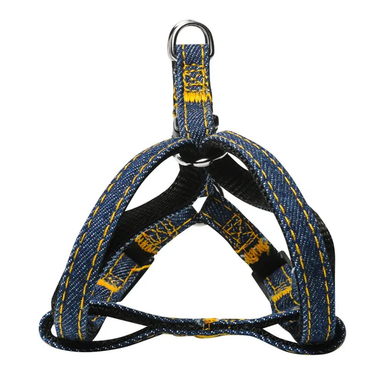 Custom easy walk personal dog harness and leash set for dogs cats