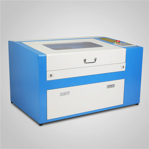 Haute Qualité 50 W CO2 Laser Graveur Laser Machine De Découpe avec Auxiliaire Dispositif Rotatif - Product Image 4