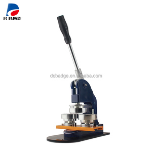 Hochwertige 1-3/4 "44mm manuelle Abzeichen herstellung Maschinen stift Knopf hersteller