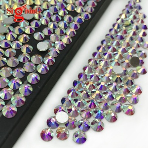 5A luccicante di vetro piatto posteriore strass Ss4 a Ss48 pietre di cristallo per unghie Art Dance Wear - Product Image 3