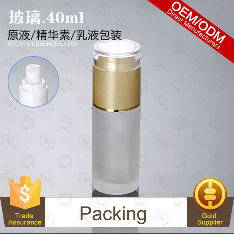 Улитка Экстракт Сущность 40 МЛ матовое стекло бутылки золото акриловая крышка