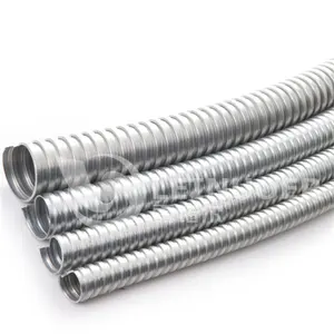 Galvanized Steel corrugated electrical Flexible Conduit