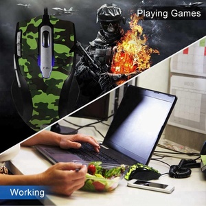 2018 Amazon top vendeur EasySMX Gaming Fraîche conception ESMBD-01 ergonomique <span class=keywords><strong>gamer</strong></span> souris avec camouflage couleur - Product Image 5