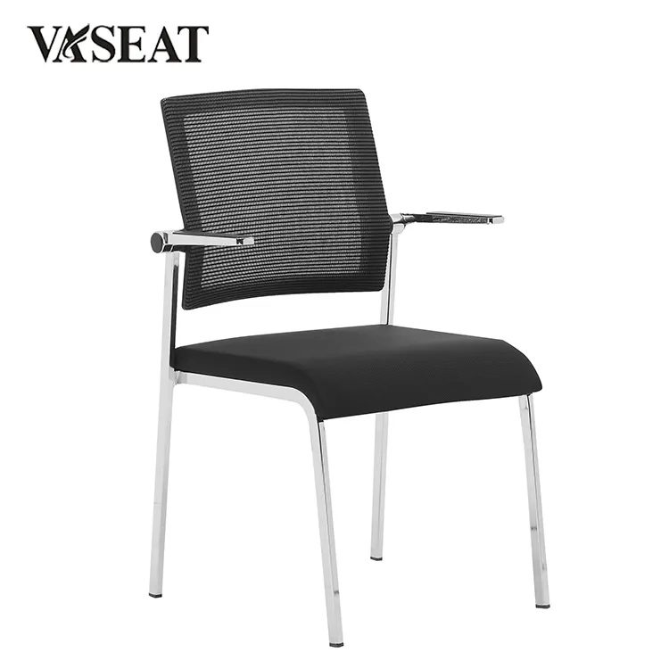 High Quality Stackable Mesh and Fabric Office Chair Modern Training for Meeting Conference Hall for Schools and Offices