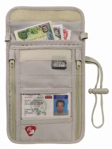 Carpeta del cuello badge holder, viaje stash del cuello de la <span class=keywords><strong>bolsa</strong></span> - Product Image 1