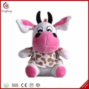 Pratico rinoceronte di peluche Power Bank morbido farcito USB Charge bambola giocattolo animale dei cartoni animati - Product Image 2