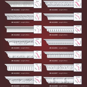 Polyurethane उच्च गुणवत्ता सुंदर सस्ते सजावटी पु क्राउन मोल्डिंग - Product Image 2