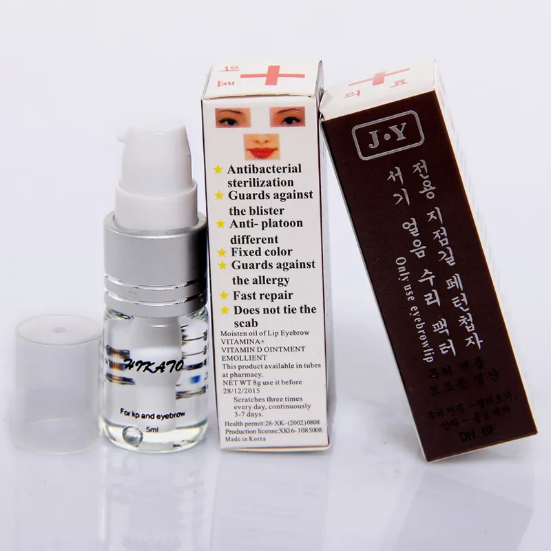 Factory Supply Permanente Make-up Lippen Reparatur Creme Tattoo Öl Gel Creme Microb lading Zubehör für die Akademie