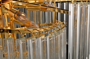 <span class=keywords><strong>Lustre</strong></span> moderne en cristal LED, mosquée, villa, restaurant, centre commercial, lampe de plafond islamique intérieure, luminaire suspendu en métal, angle de faisceau supérieur, ampoule LED - Product Image 3