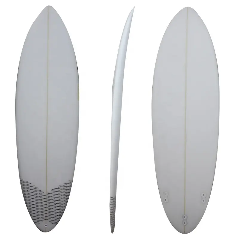 Tabla de surf de espuma PU, 6 '3*21 "* 2 3/5", con cola de red de carbono Corta tabla de Surf