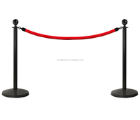 Barrière de file d'attente à boule dorée la plus vendue / Poteaux de corde de tapis rouge pour palais