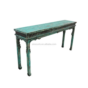 Trung Quốc cổ sinh sản tay sơn mài cổ điển bằng gỗ chạm khắc tường giao diện điều khiển Bảng - Product Image 3