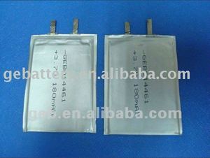 Rechargeable au Lithium polymère ultramince de la batterie au Lithium batterie 3.7 V 180 mAh pour carte à puce - Product Image 1