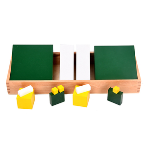 Montessori Professional Edition Scuola Materna I Bambini di Forma Scaletta di Apprendimento Precoce di Legno Montessori Sensoriale Insegnamento <span class=keywords><strong>Strumenti</strong></span> - Product Image 6