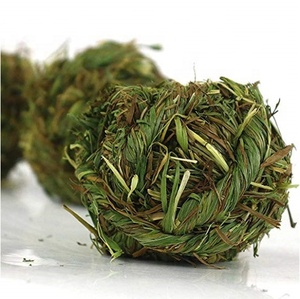 Doğal dokuma Timothy çim topu küçük evcil hayvan oyuncak Chew çiğnemek tavşanlar gine domuz Chinchillas <span class=keywords><strong>hamster</strong></span> hay topu - Product Image 5