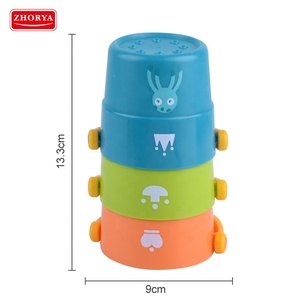 3 PCS bad douche spelen stapelen emmer <span class=keywords><strong>cups</strong></span> speelgoed water spel voor baby - Product Image 6