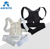 Ceinture de soutien dorsal orthopédique réglable personnalisée avec correcteur de posture magnétique
