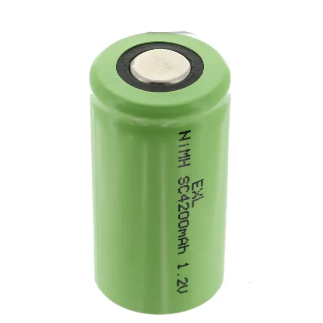 SC 1.2V 4200MAh NiMH SC Kích Thước Pin Sạc Phẳng Cho RC Airsoft