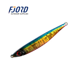 FJORD 뜨거운 판매 100g 지그 루어 느린 금속 낚시 인공 미끼 리드 수직 지그 느린 침몰 후크 CN;SHN - Product Image 2