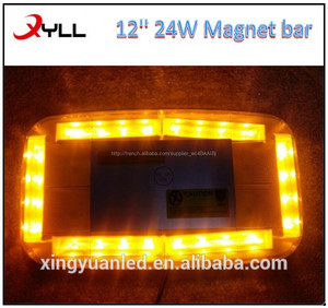 Mini fire truck led light bar, 12 '' flashing light bar avec aimant, Contrôleur, Lumières stroboscopiques pour camion, <span class=keywords><strong>Militaire</strong></span> - Product Image 1